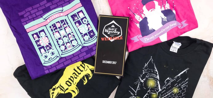 Geek Gear World of Wizardry Wearables Subscription Box Review + Coupon – December 2017