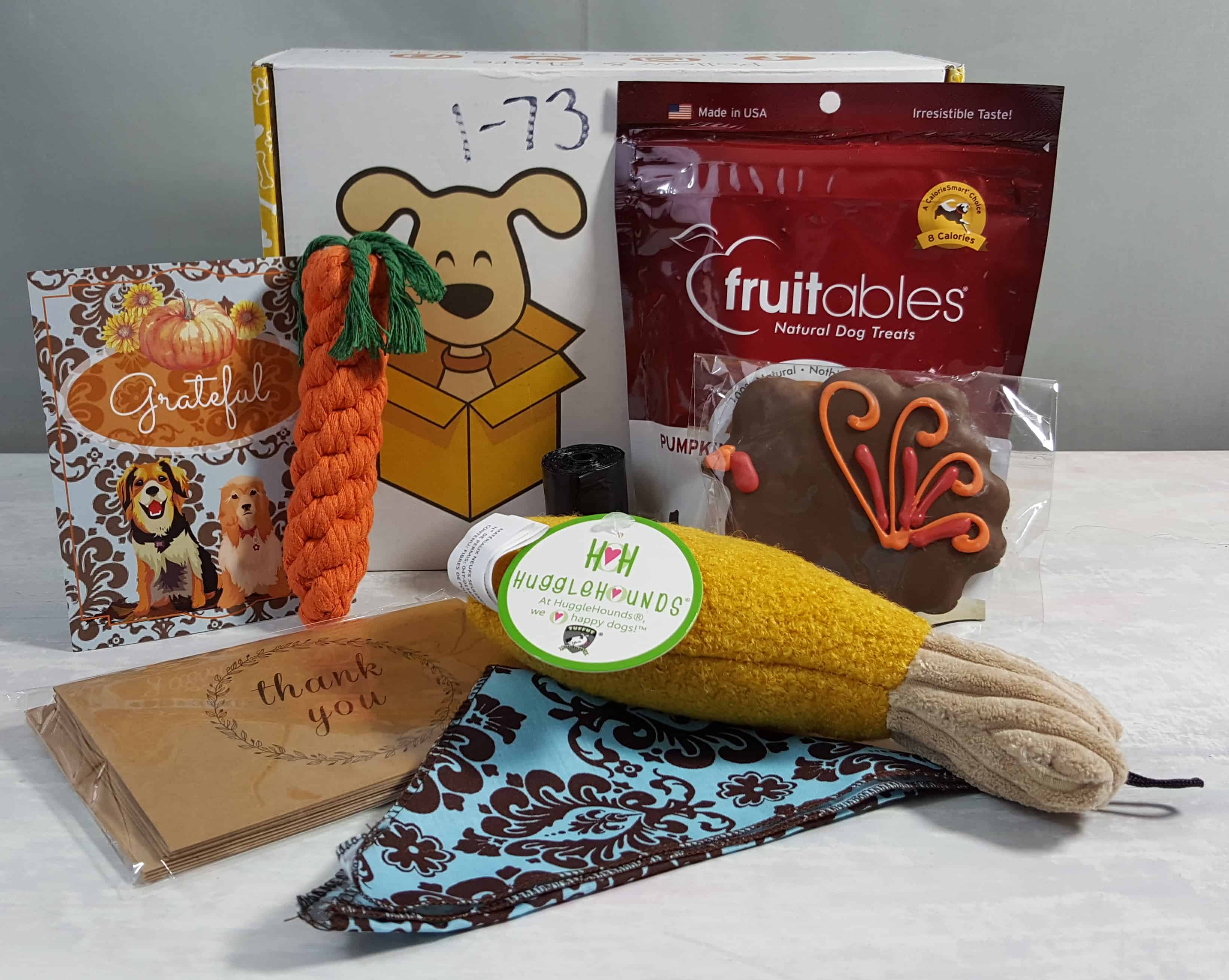 Wigglebutt Box Dog Subscription Box Review – November 2017