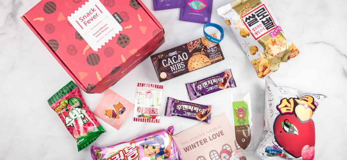 February 2018 Snack Fever Subscription Box Review + Coupon – Original Box