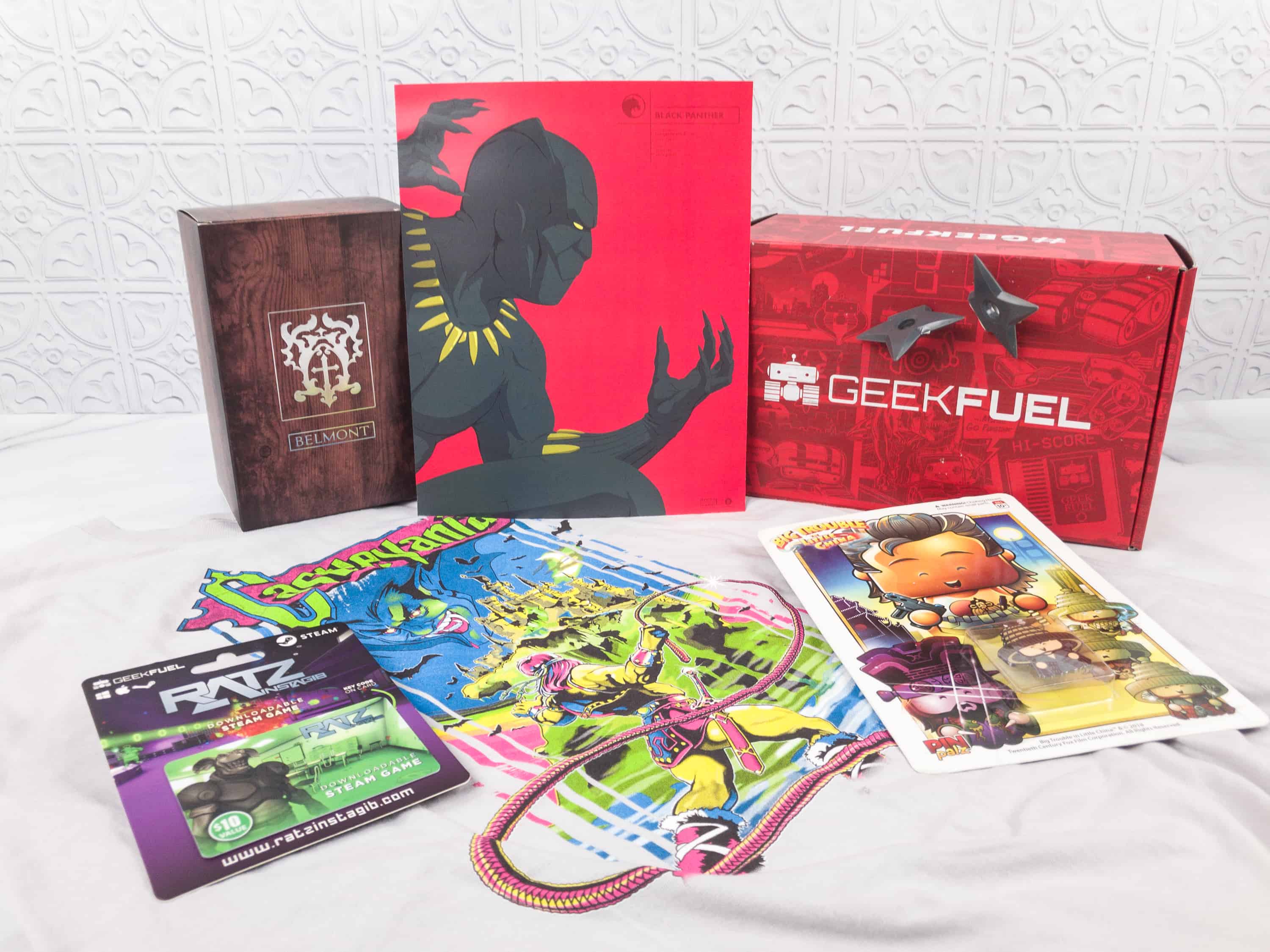 Geek Fuel February 2018 Subscription Box Review + Coupon!
