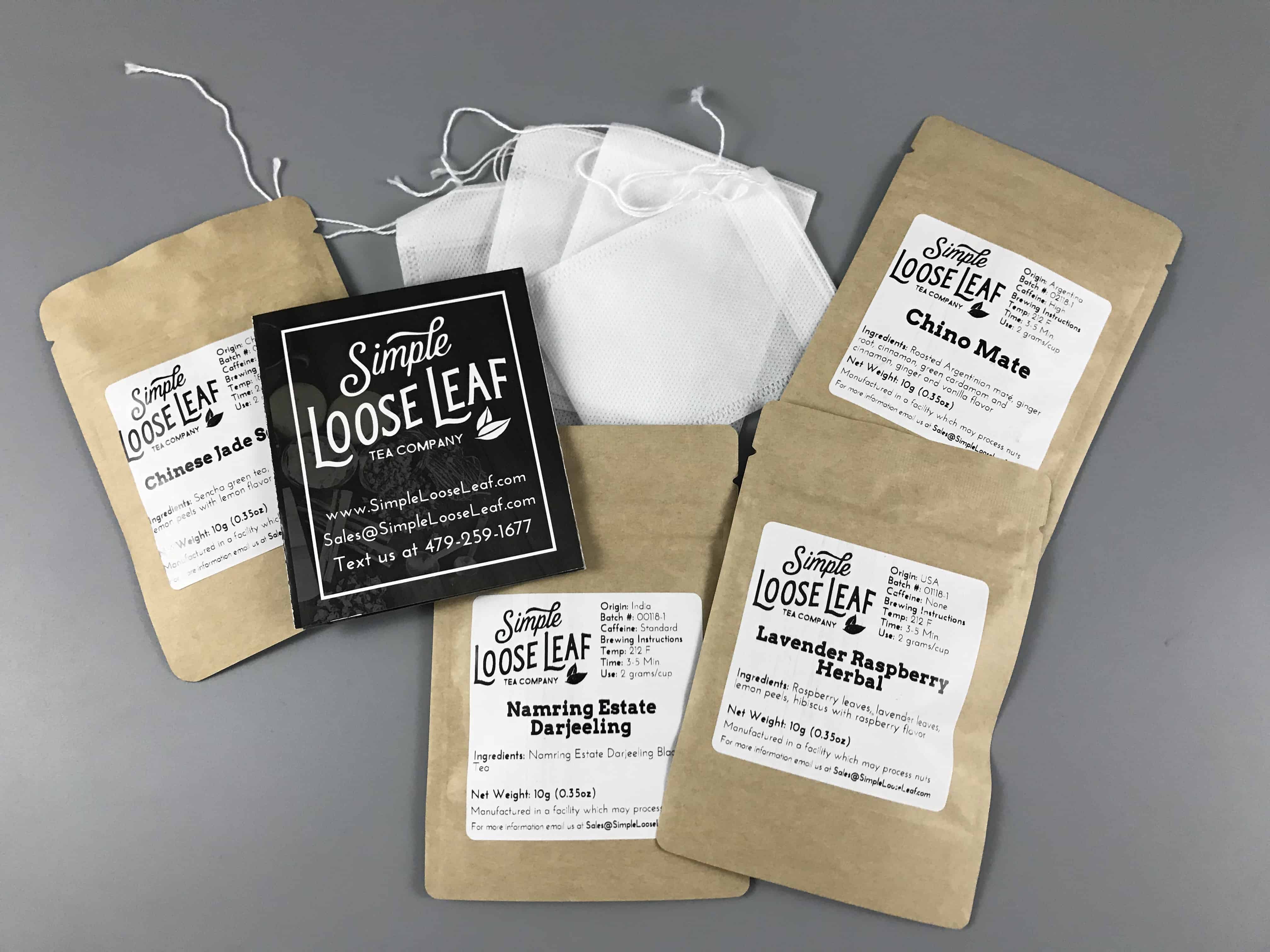 Simple Loose Leaf Tea February 2018 Subscription Box Review + Coupon!