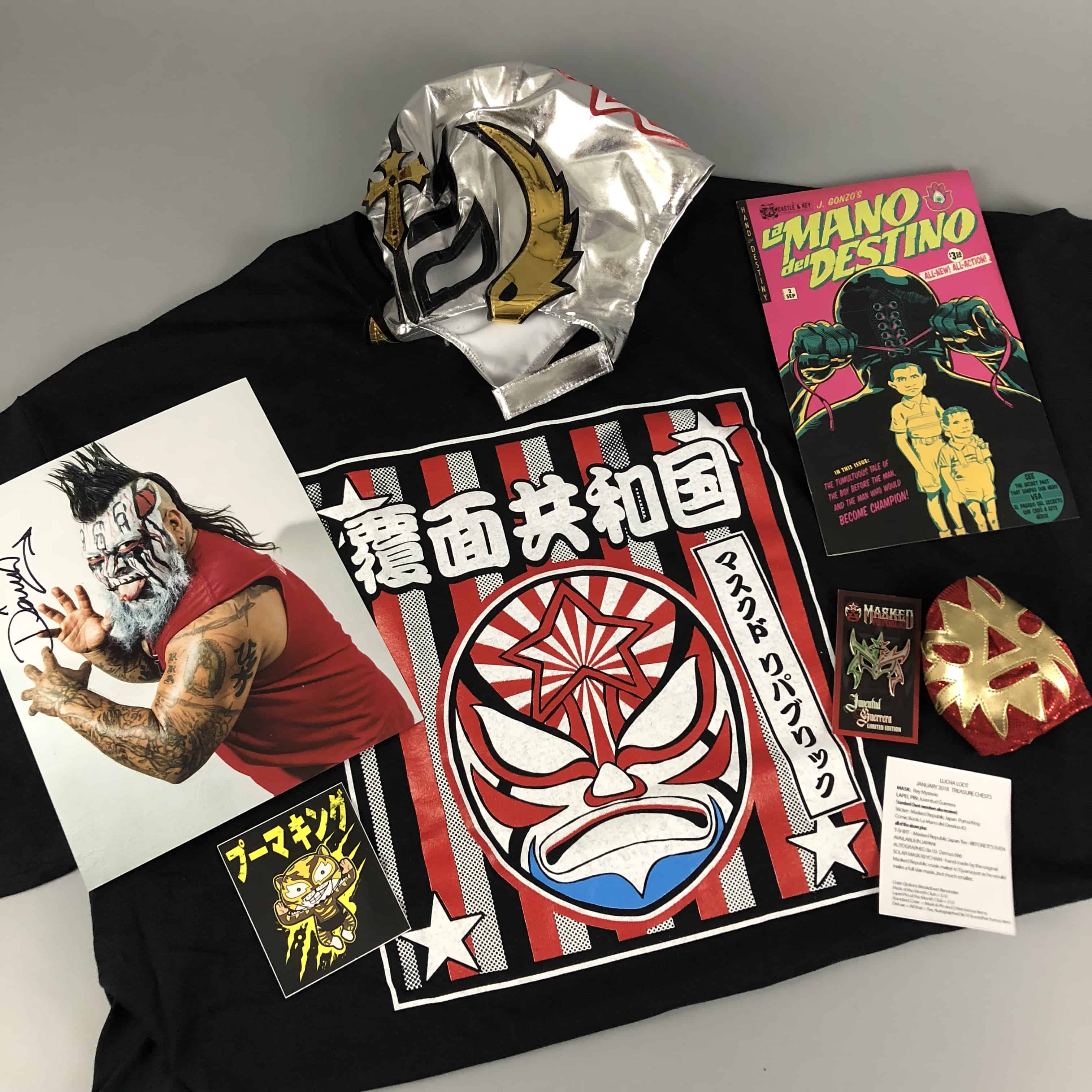 Lucha Loot Subscription Box Review & Coupon – January 2018