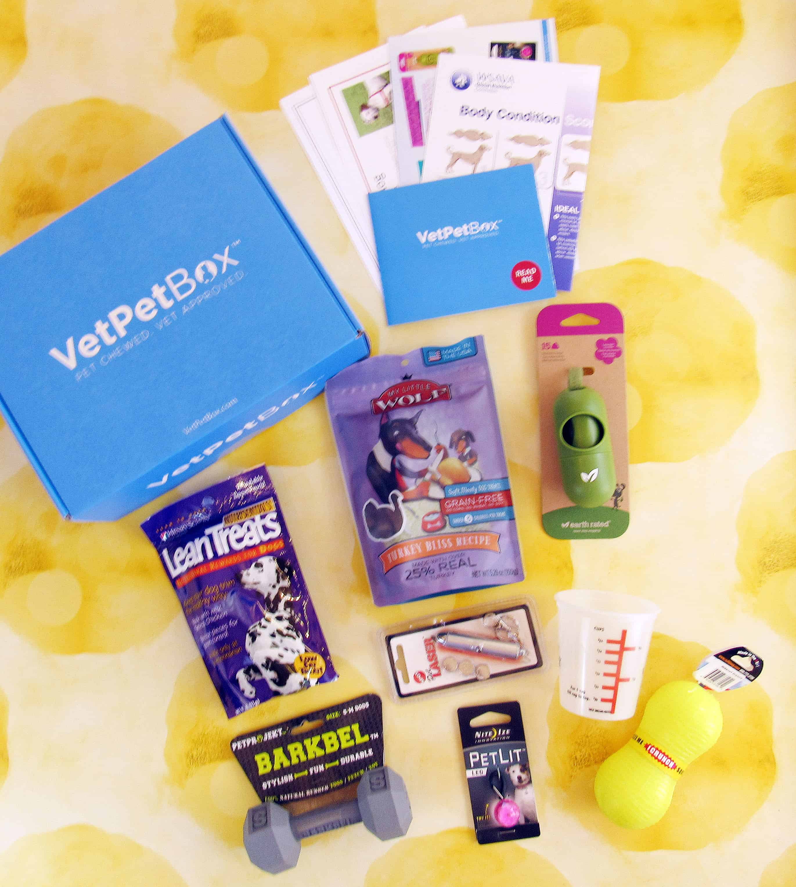 VetPet Box Dog & Puppy January 2018 Subscription Box Review + Coupon – Petite Size