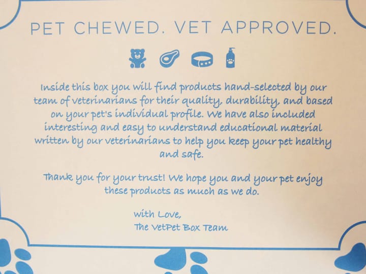 VetPet Box Dog & Puppy Welcome Box Subscription Box Review + Coupon ...