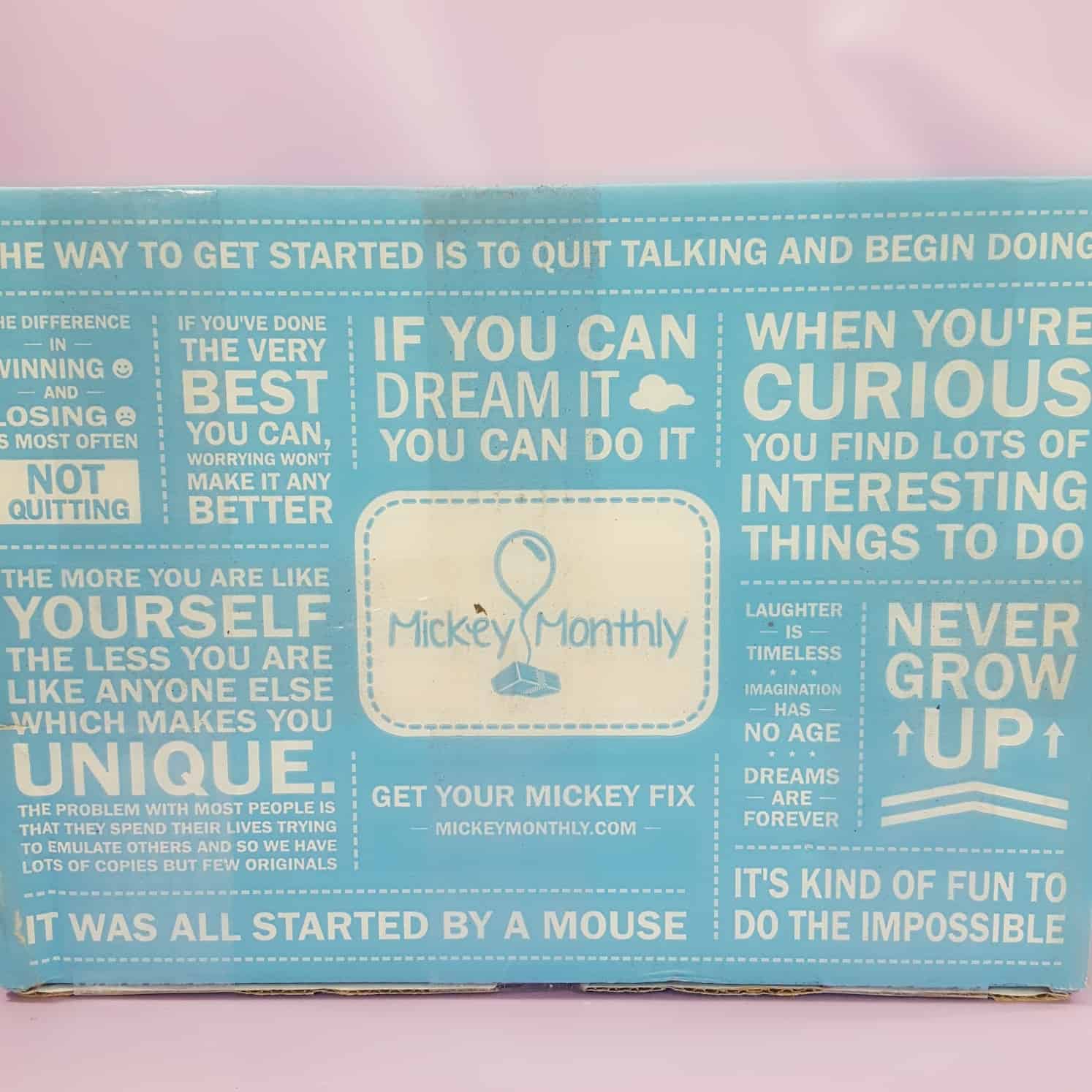 Mickey Monthly Subscription Box Review + Coupon – January 2018