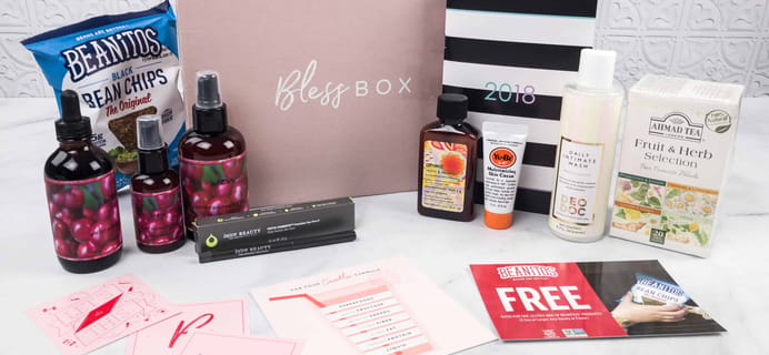 Bless Box January 2018 Subscription Box Review & Coupon