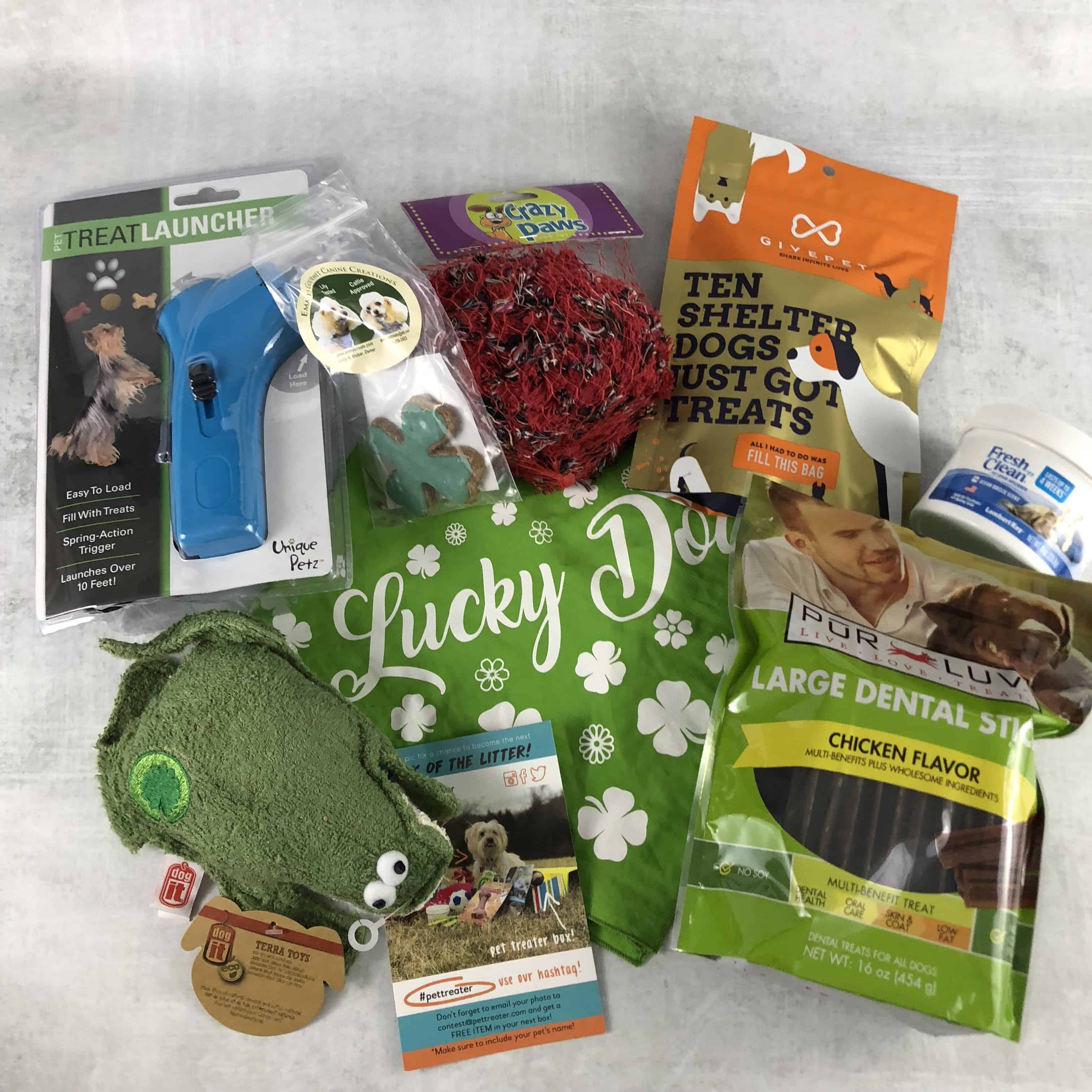 Pet Treater Dog Subscription Box Review + Coupon – March 2018