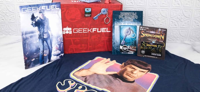 Geek Fuel March 2018 Subscription Box Review + Coupon!
