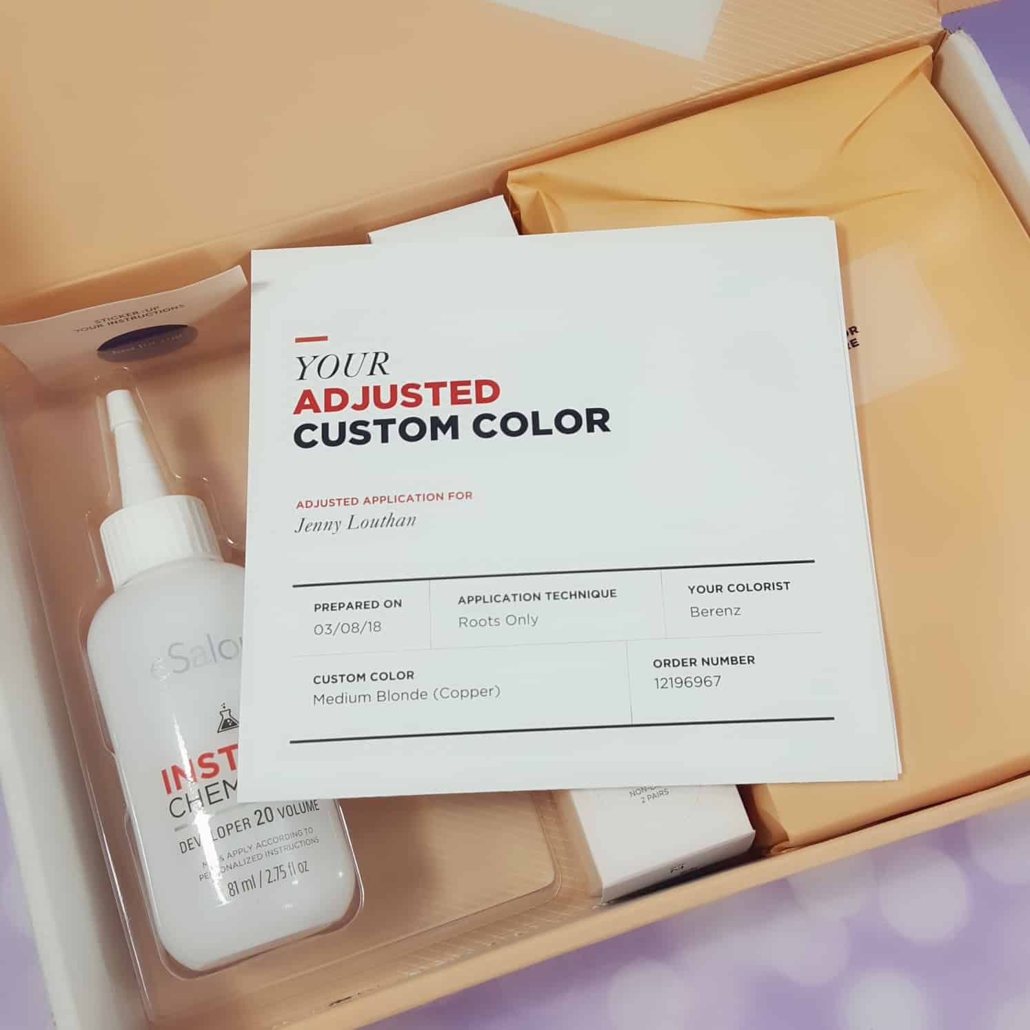 March 2018 eSalon Custom Hair Color Subscription Review + Coupon