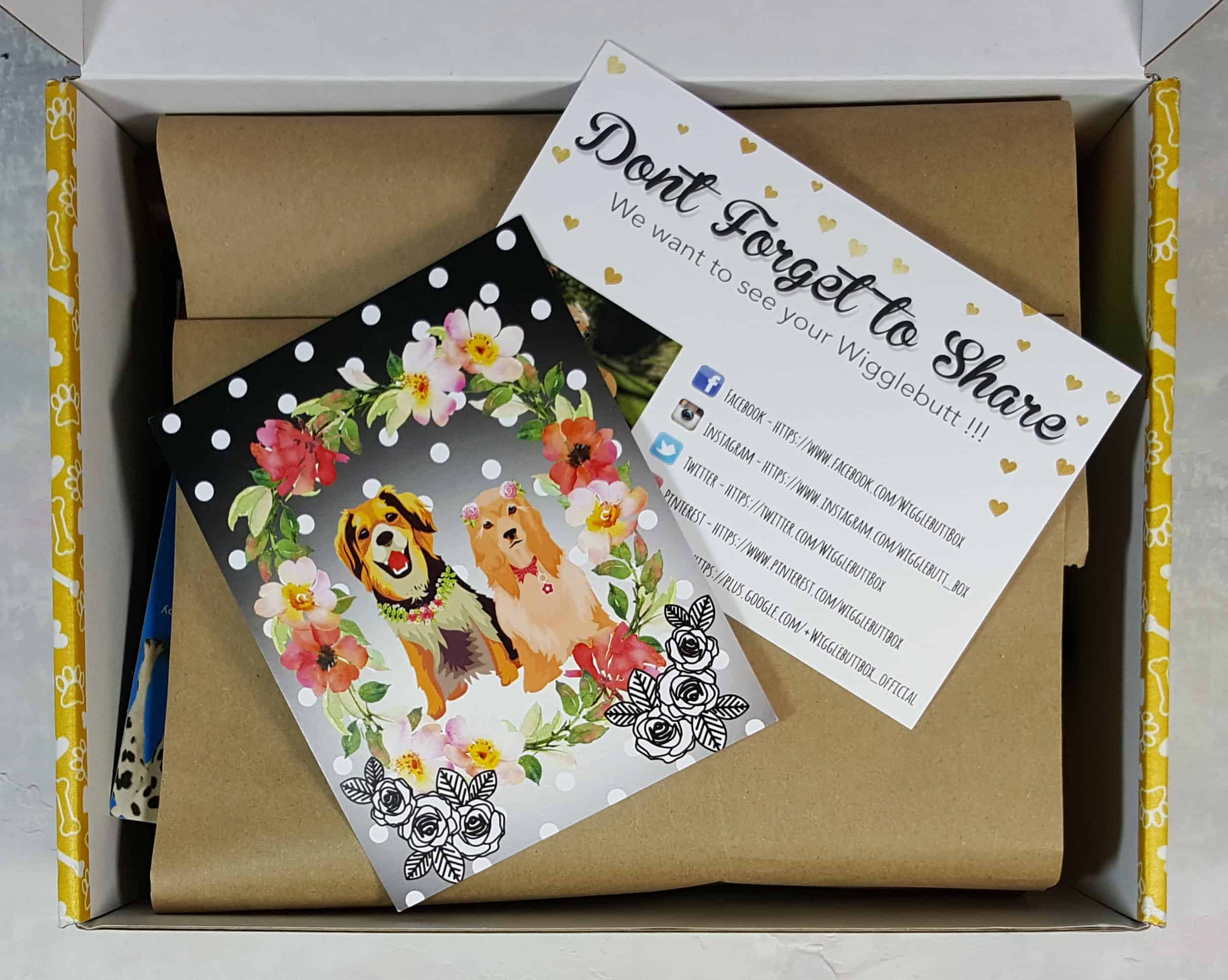 Wigglebutt Box Dog Subscription Box Review – January 2018