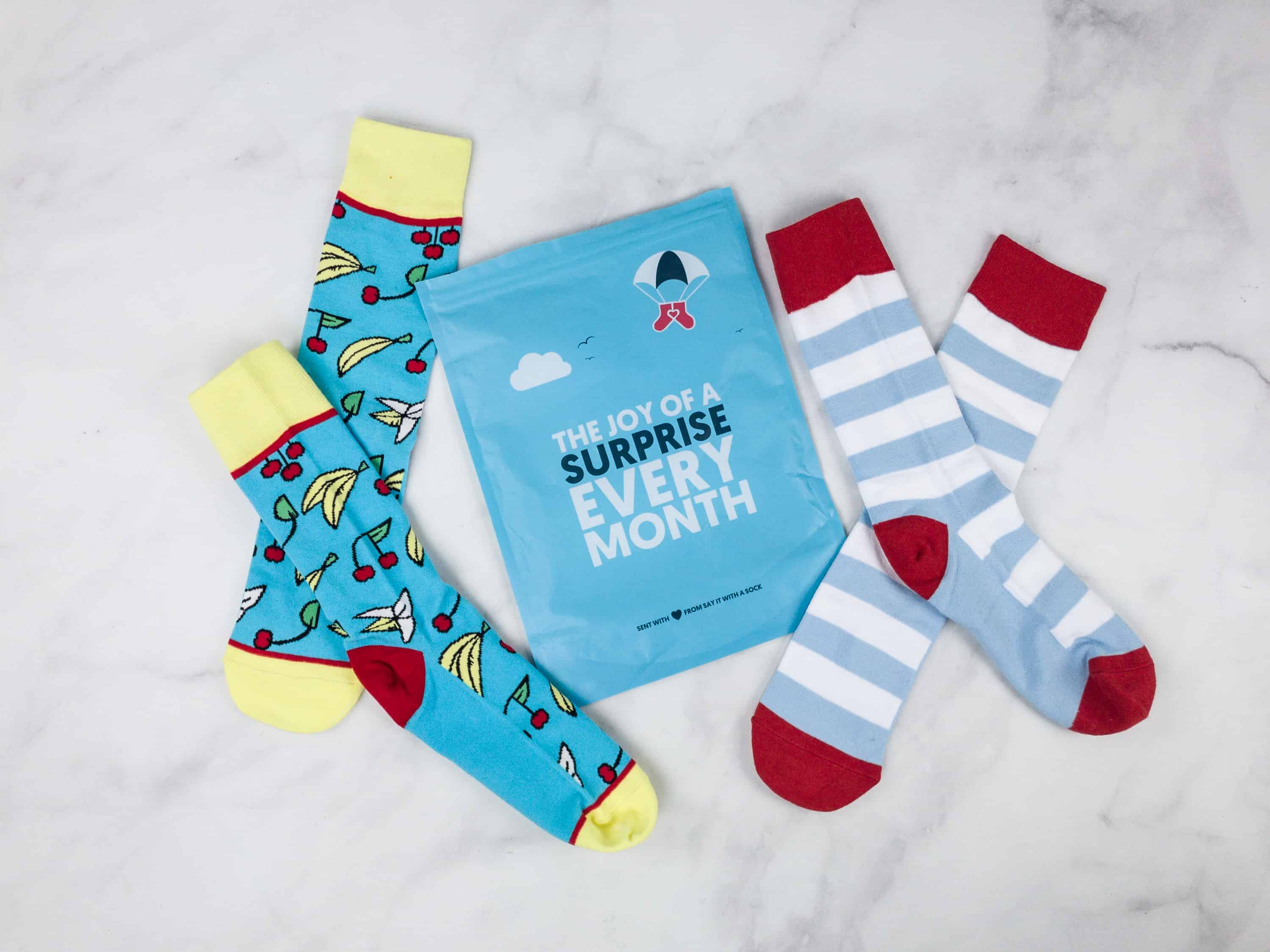 Say It With A Sock March 2018 Men’s Sockscription Box Review & Coupon