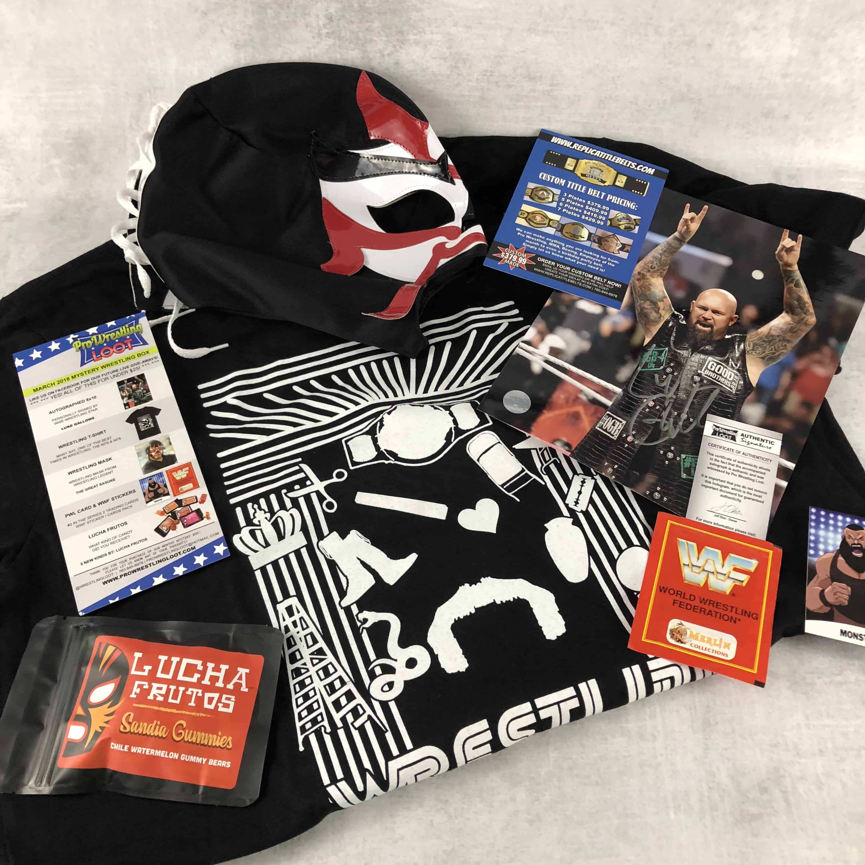 Pro Wrestling Loot March 2018 Subscription Box Review + Coupon