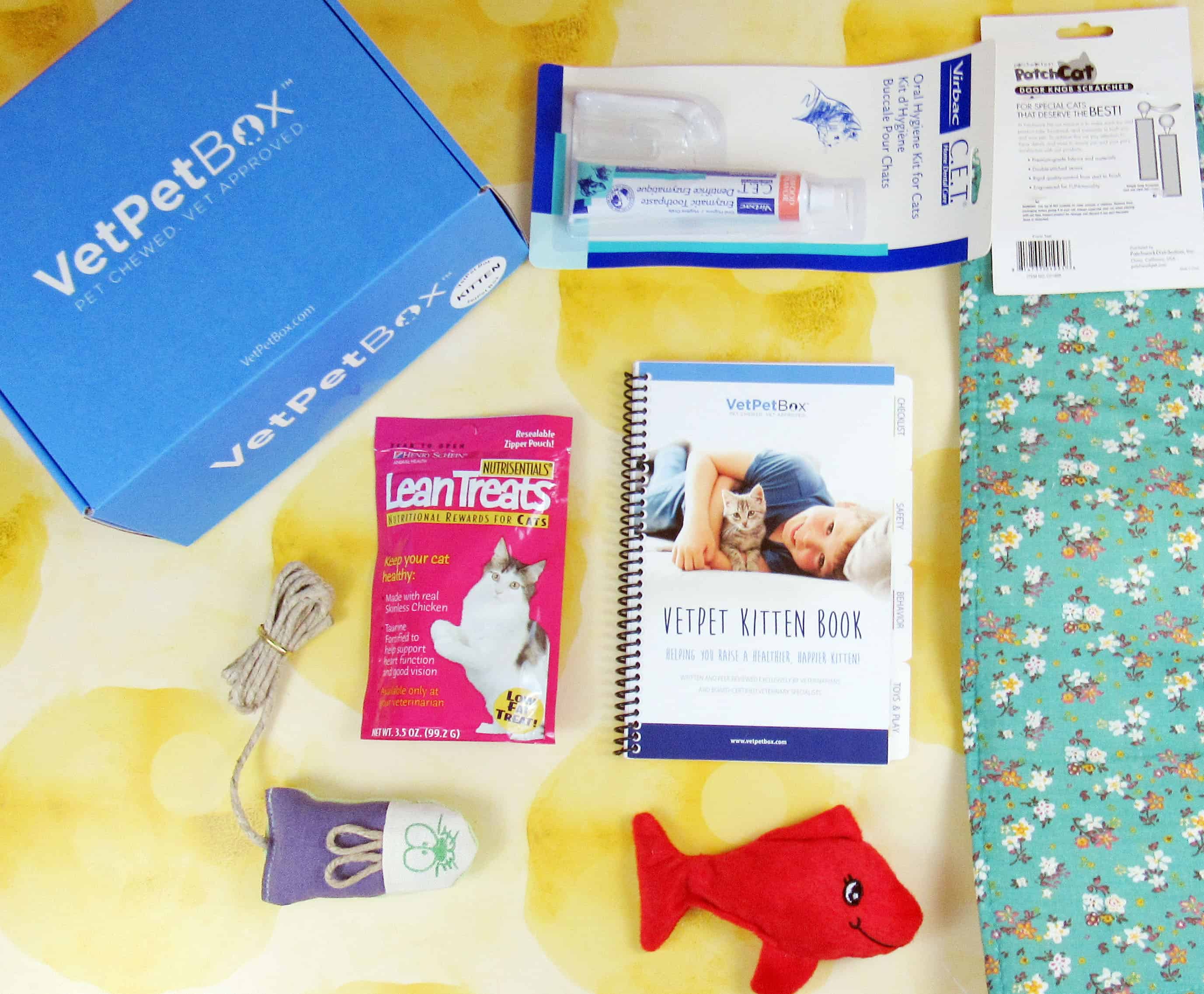 VetPet Box Young Kitten Welcome Box Subscription Box Review