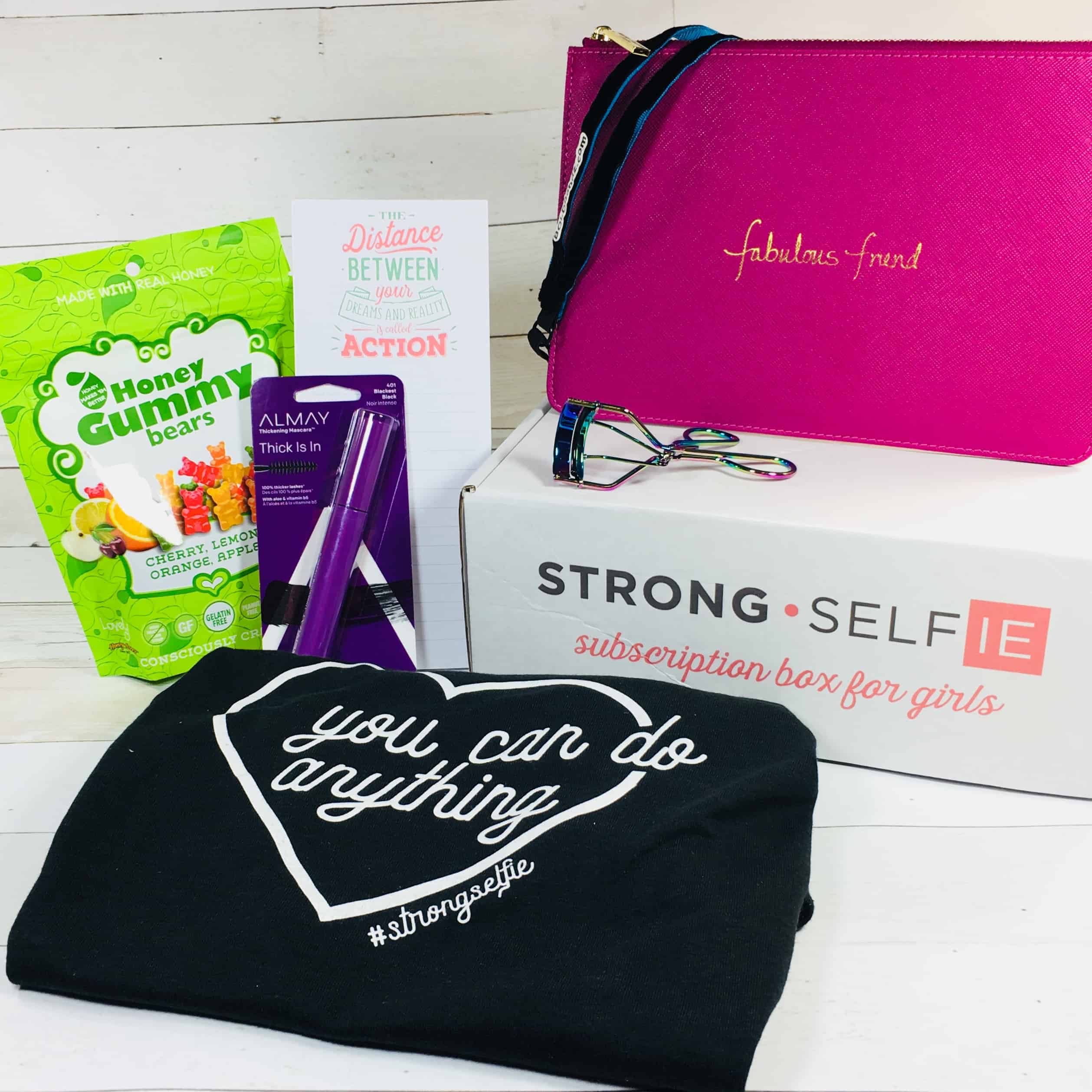 STRONG selfie Subscription Box Review – Spring 2018 BURST(box)