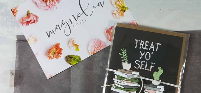 Magnolia Crate Subscription Box Review & Coupon – March 2018