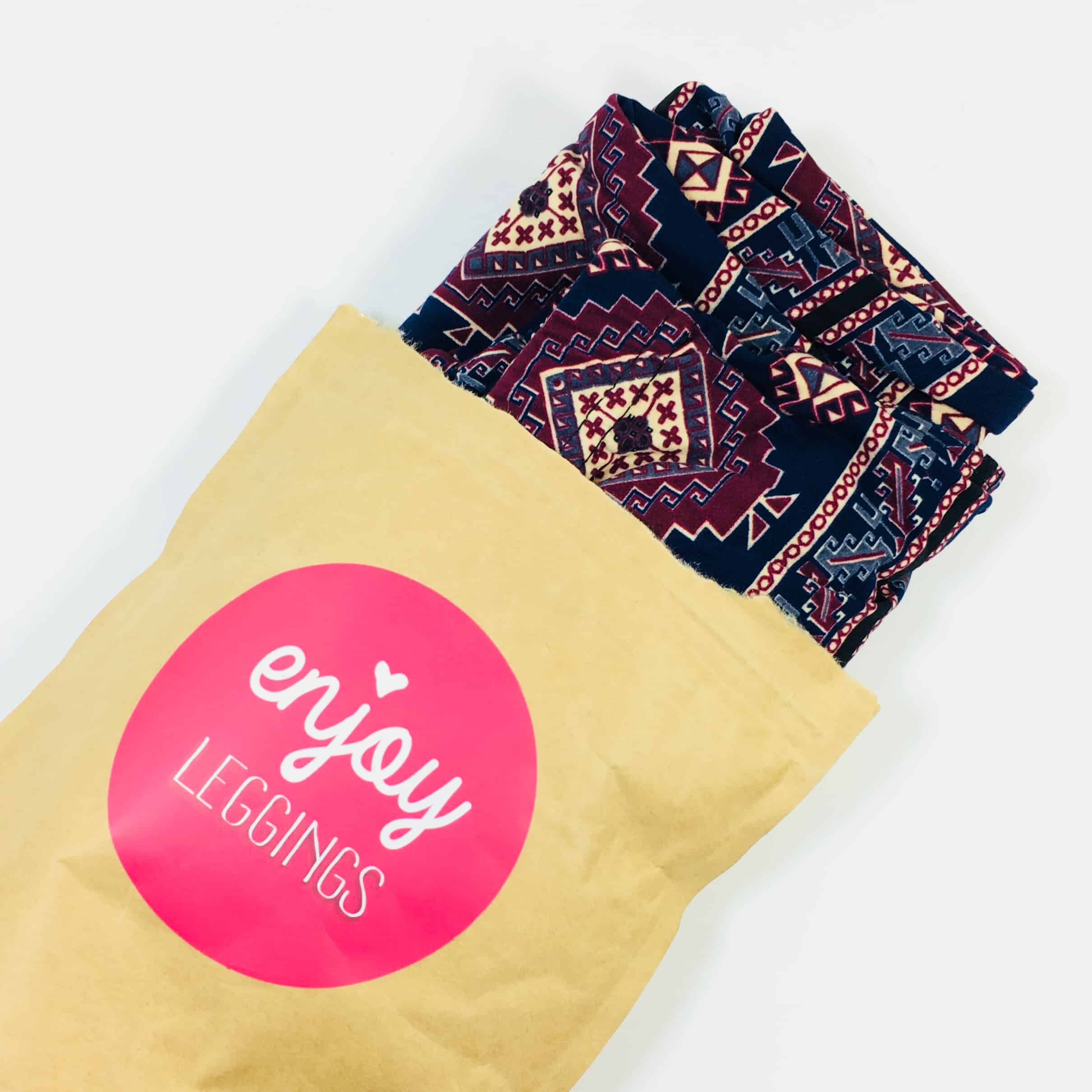 Enjoy Leggings April 2018 Subscription Box Review + Coupon