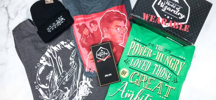 Geek Gear World of Wizardry Wearables Subscription Box Review + Coupon – April 2018