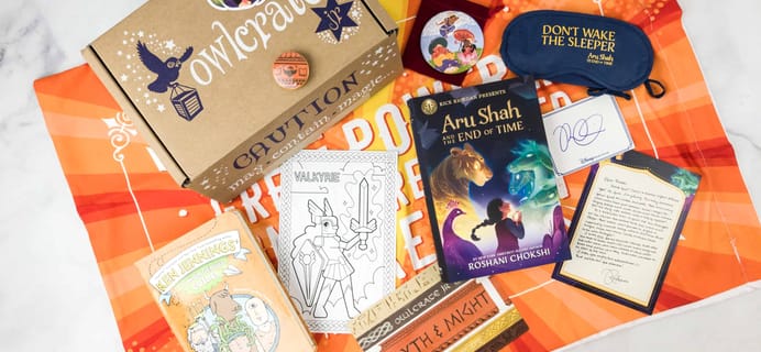 OwlCrate Jr. April 2018 Box Review & Coupon