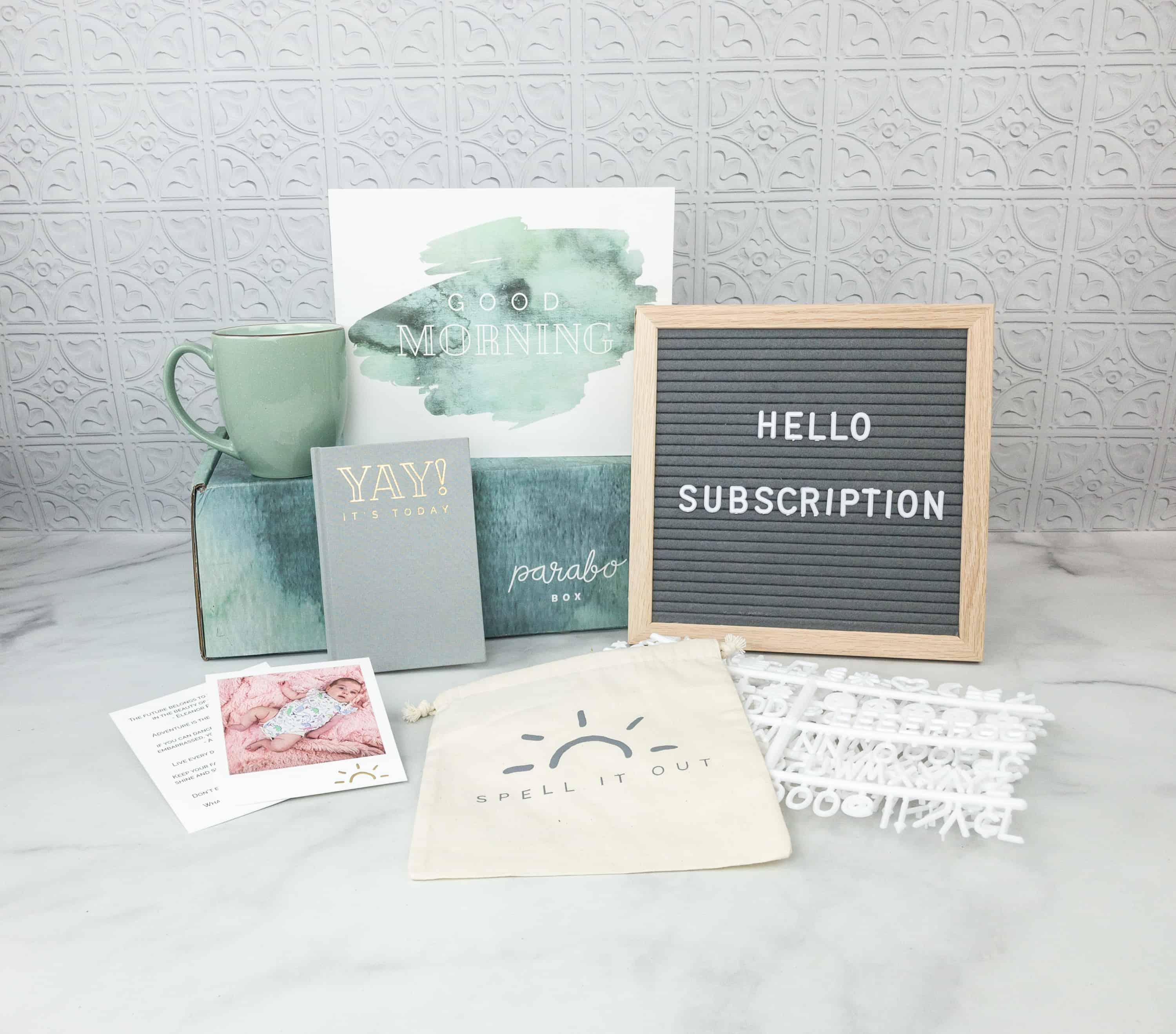 Parabo Box April-May 2018 Subscription Box Review + Coupon