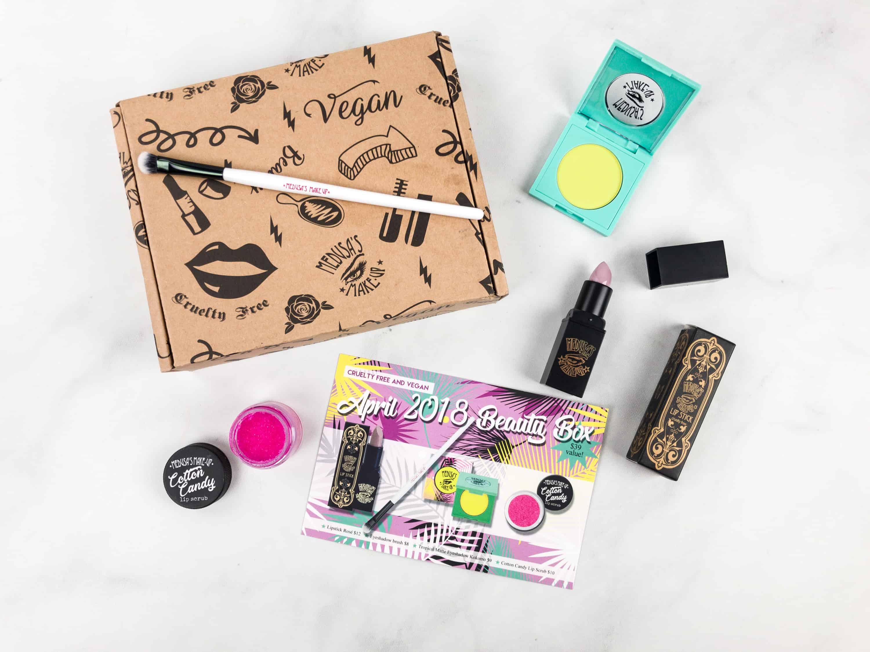 Medusa’s MakeUp Beauty Box Subscription Box Review – April 2018