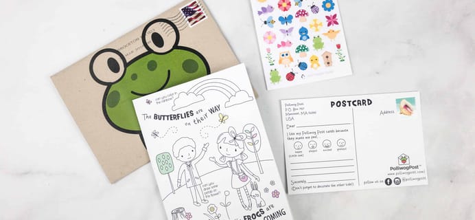 Polliwog Post March 2018 Subscription Box Review + Coupon!
