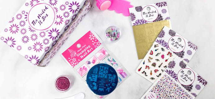 Nailed It! Nail Art Made Easy March 2018 Subscription Box Review + Coupon