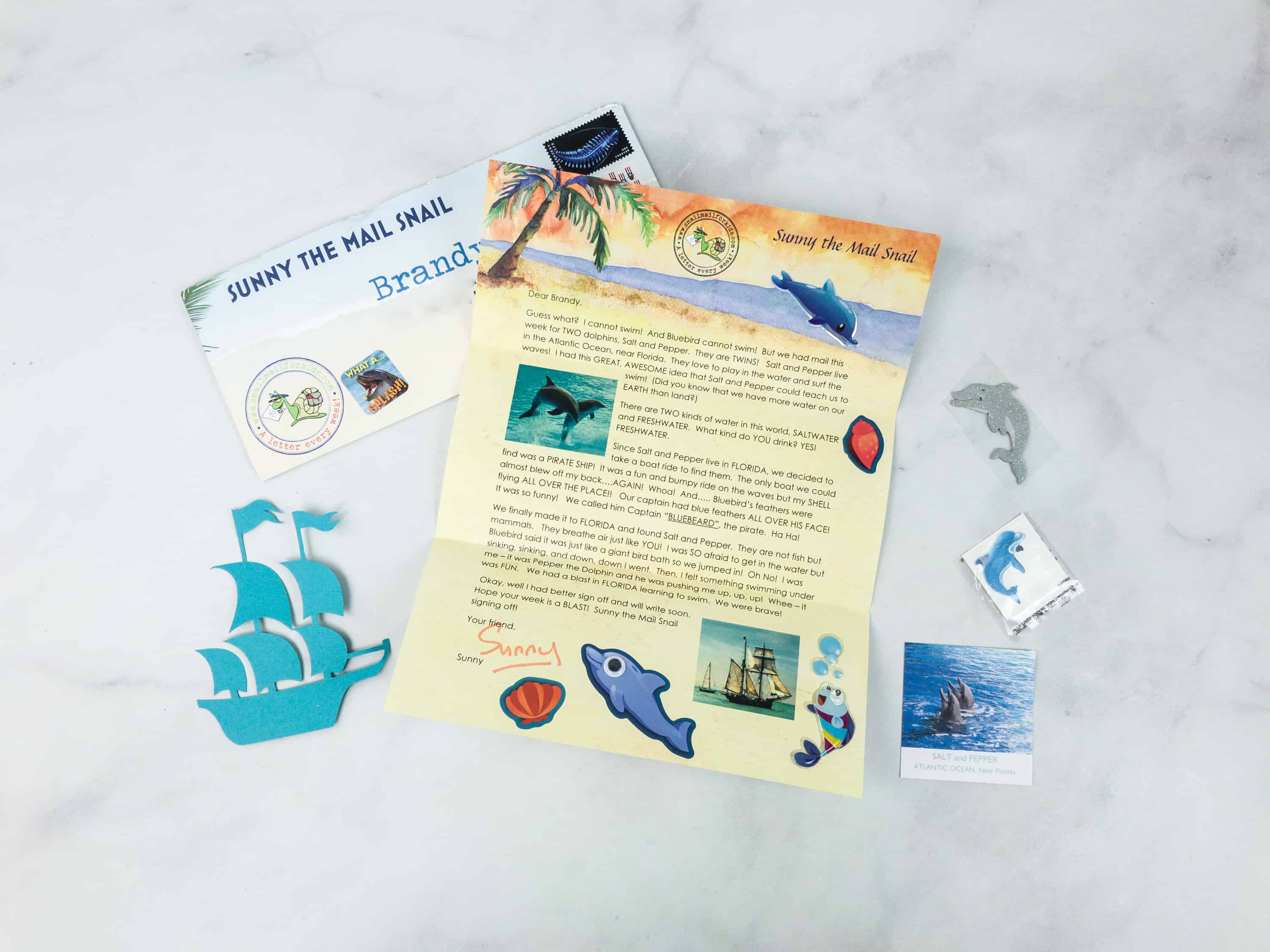 Snail Mail for Kids May 2018 Subscription Box Review – WEEK 2