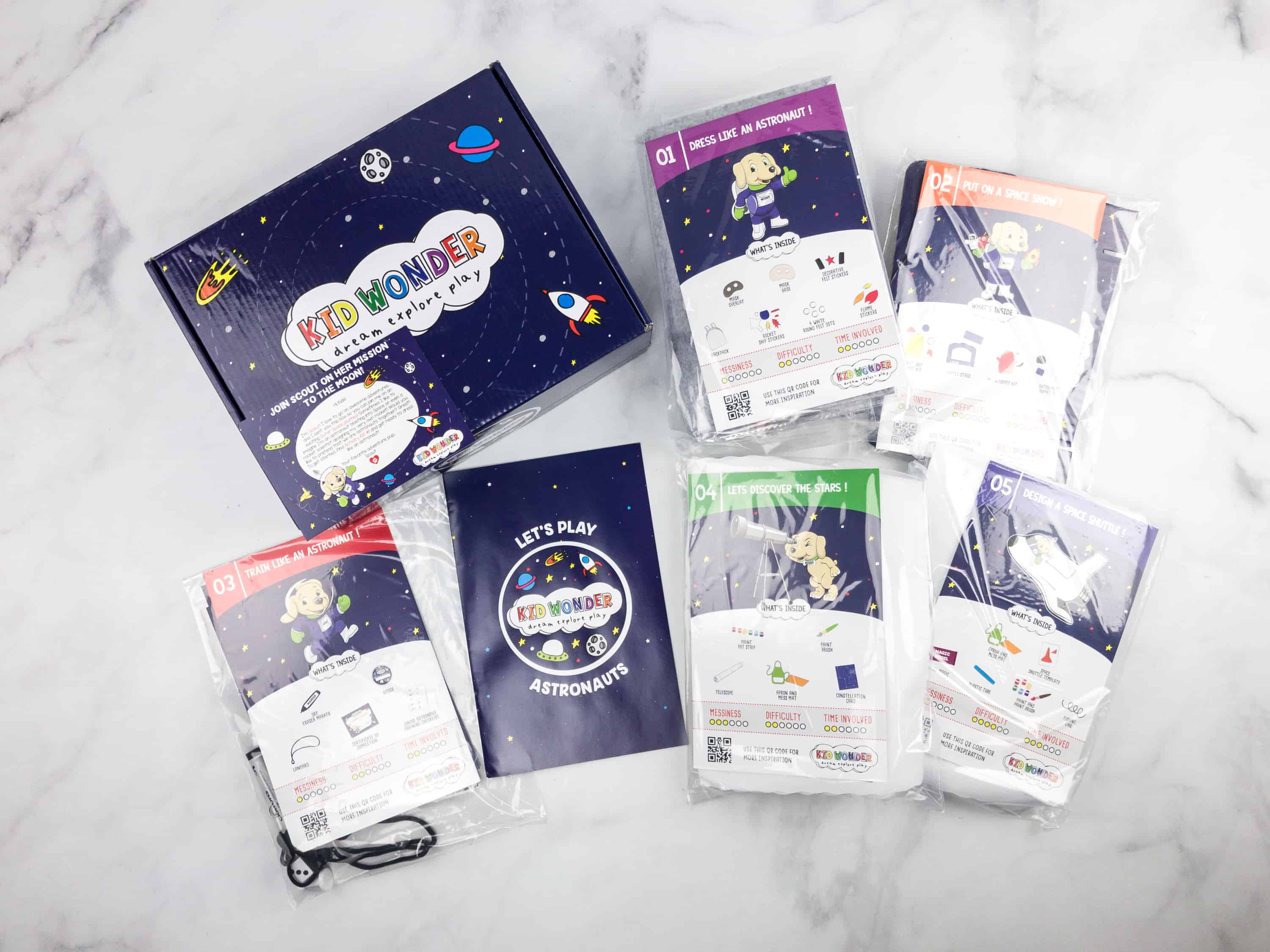 Kid Wonder Little Dreamers Box Subscription Box Review – OUTER SPACE JOURNEY