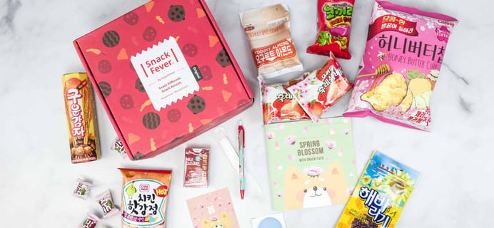 April 2018 Snack Fever Subscription Box Review + Coupon – Original Box