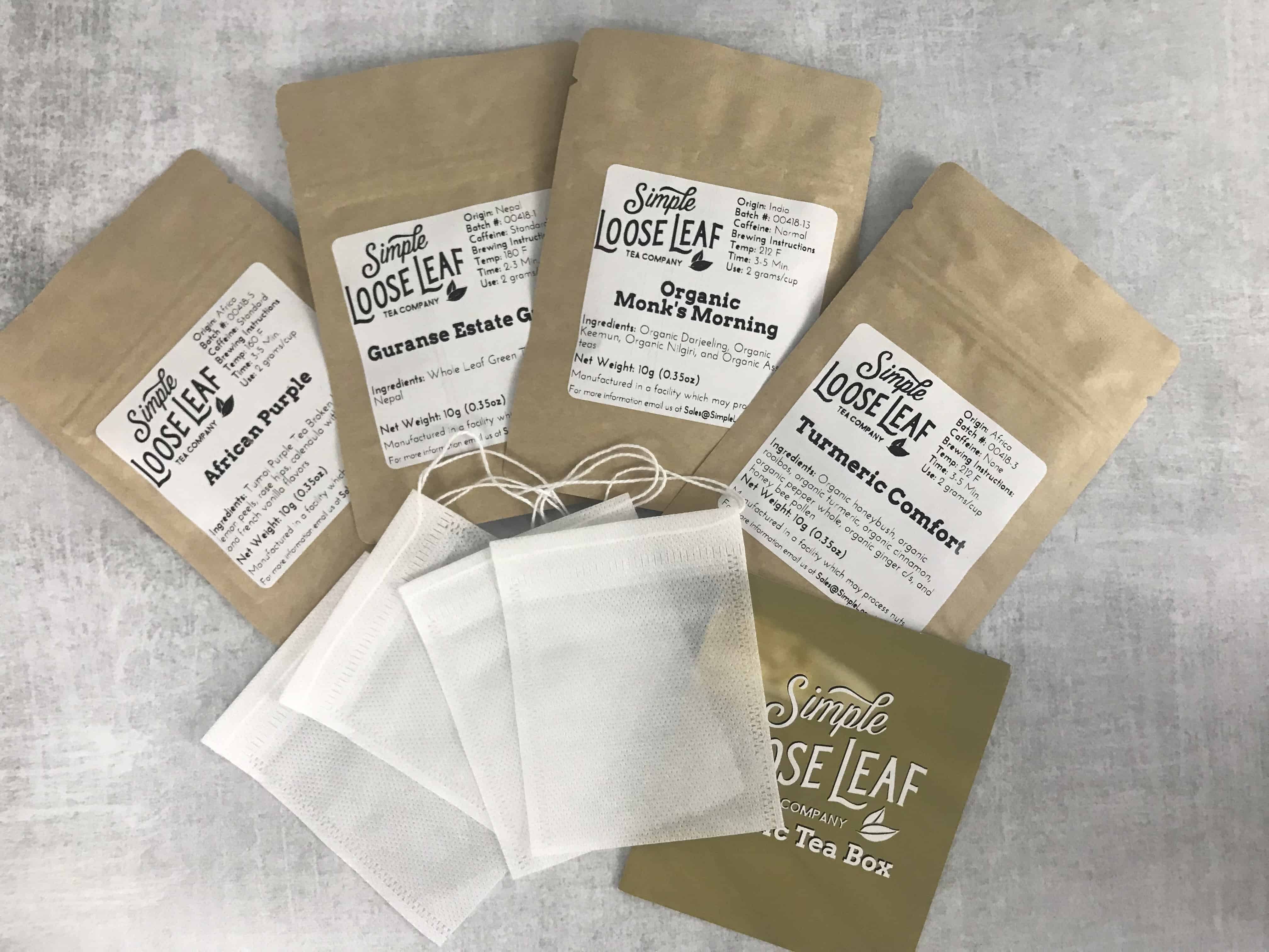 Simple Loose Leaf Tea May 2018 Subscription Box Review + Coupon!
