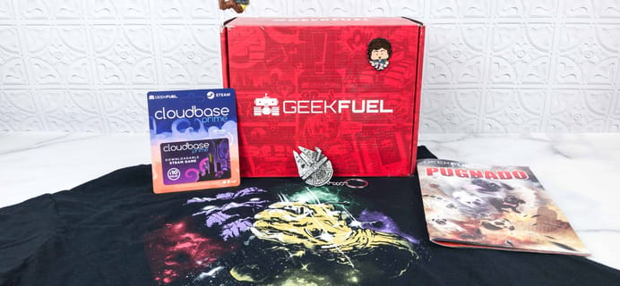 Geek Fuel April 2018 Subscription Box Review + Coupon!