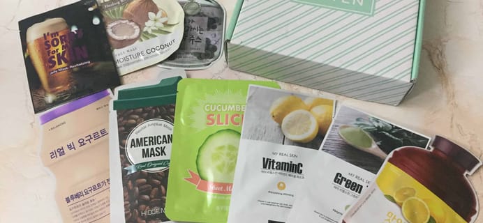 Beauteque Mask Maven April 2018 Subscription Box Review + Coupon