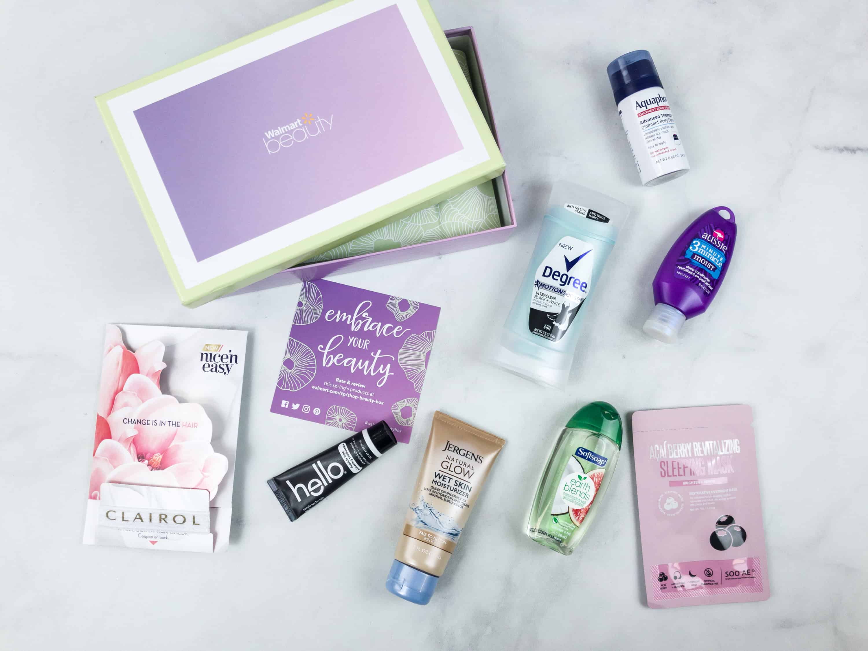 Walmart Beauty Box Spring 2018 Review – Classic Box