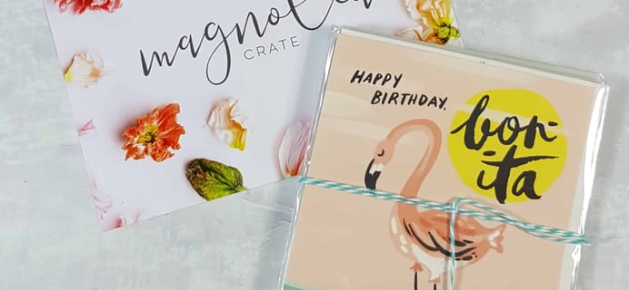Magnolia Crate Subscription Box Review & Coupon – April 2018