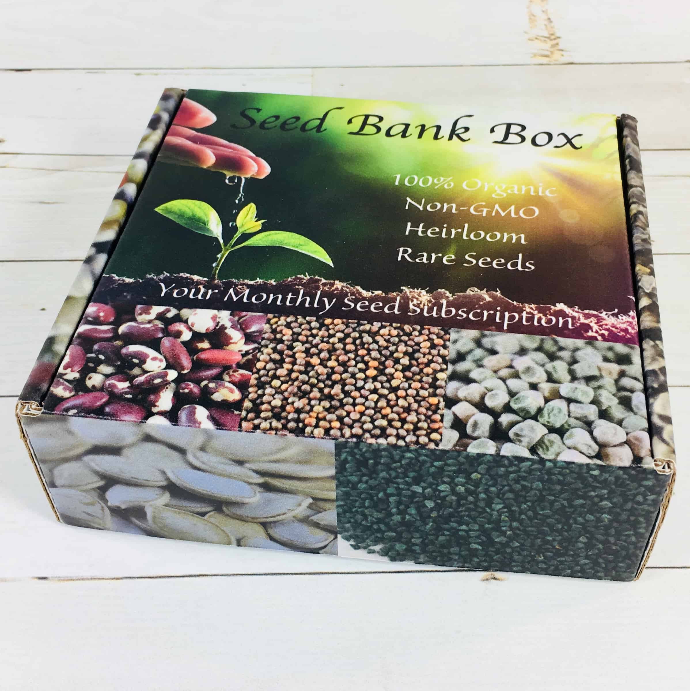 Seed Bank Box March 2018 Subscription Box Review