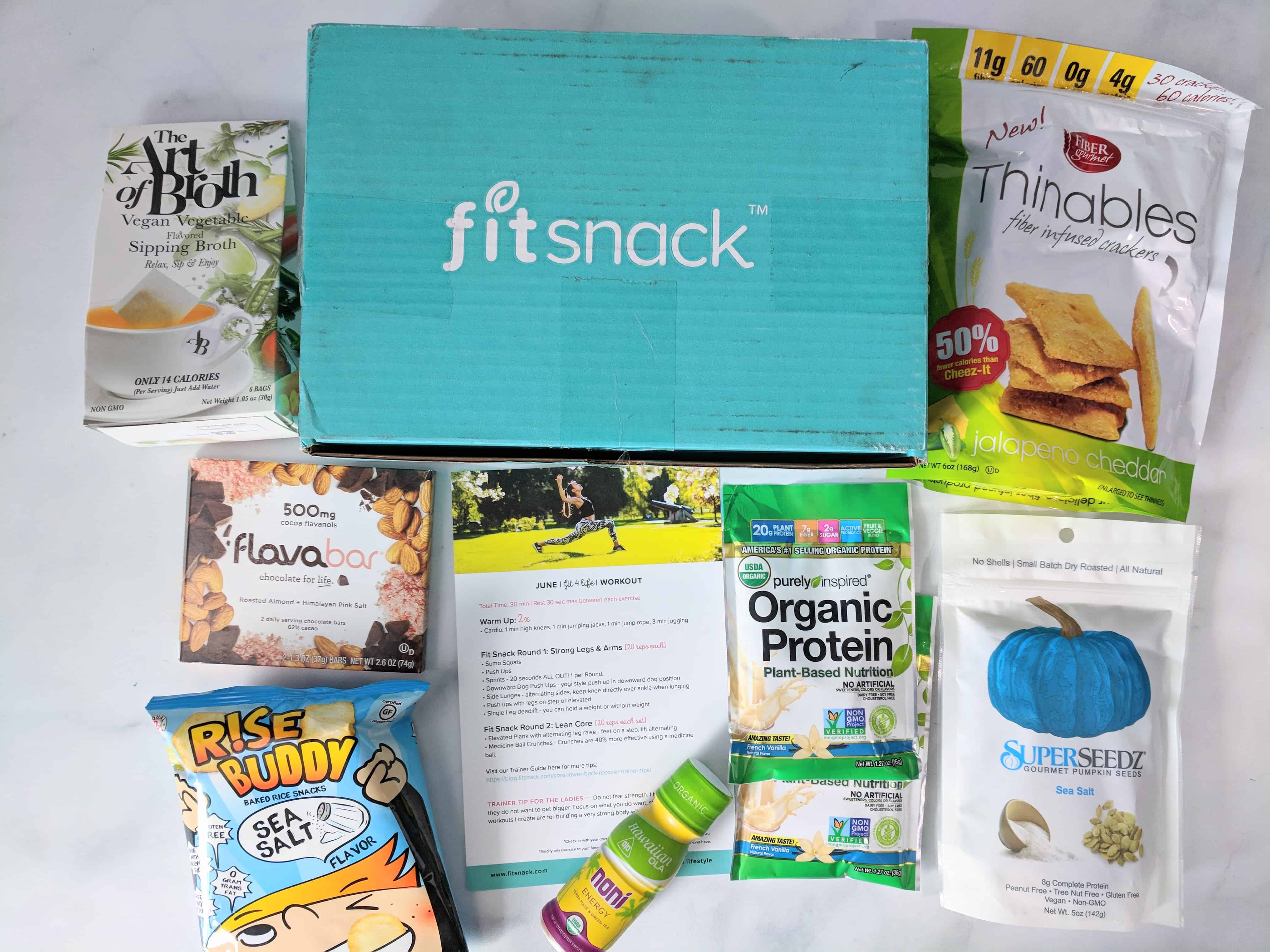 FitSnack June 2018 Subscription Box Review & Coupon
