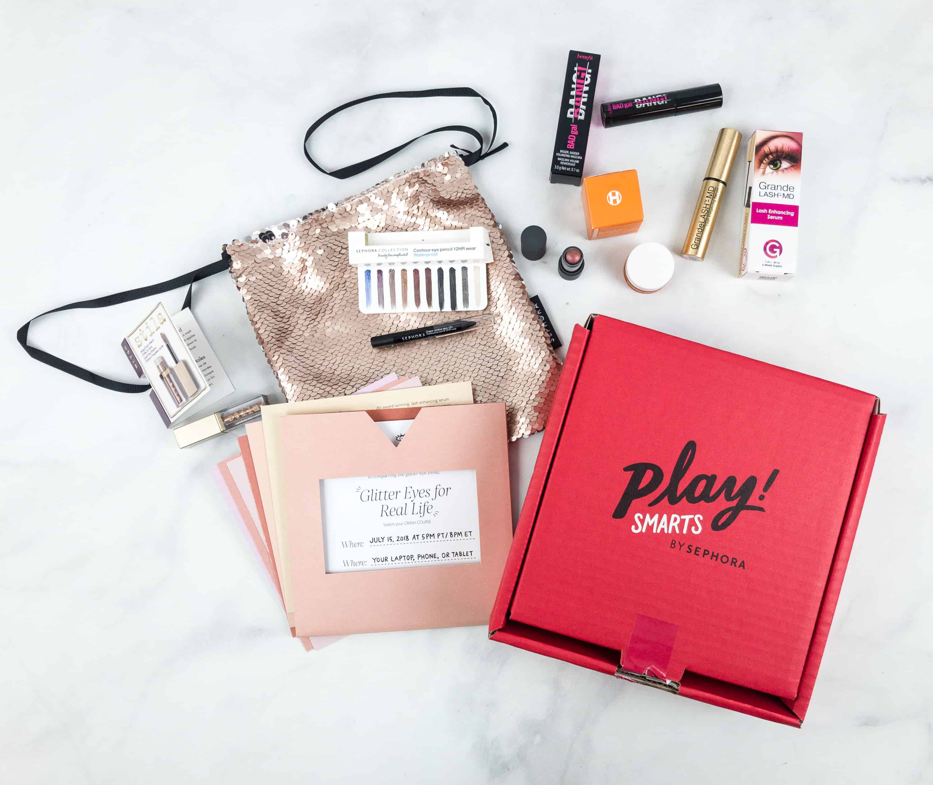 PLAY! by Sephora PLAY! SMARTS – Glitter Eyes for Real Life Limited Edition Box Review