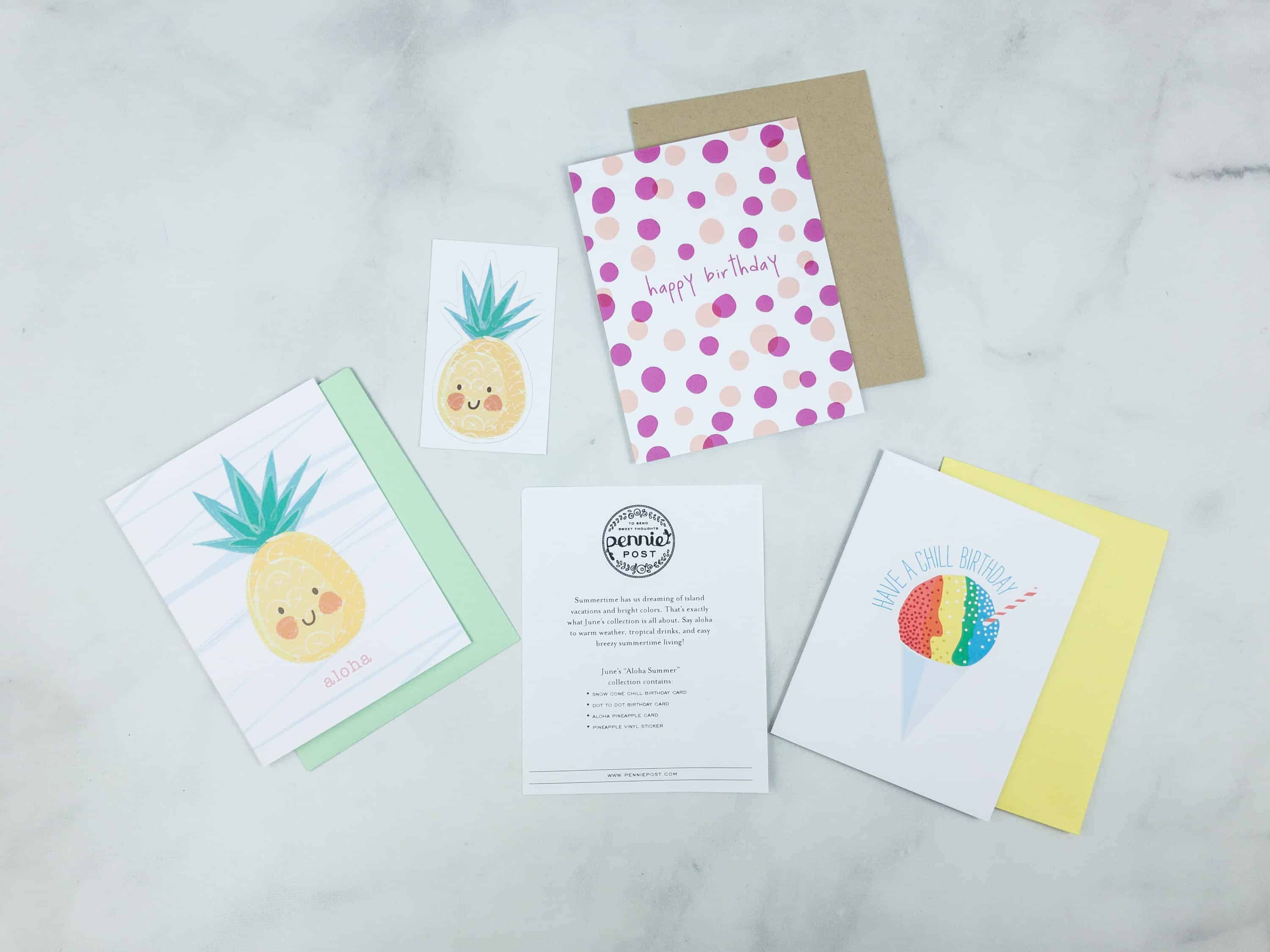 Pennie Post Stationery June 2018 Subscription Review + Coupon