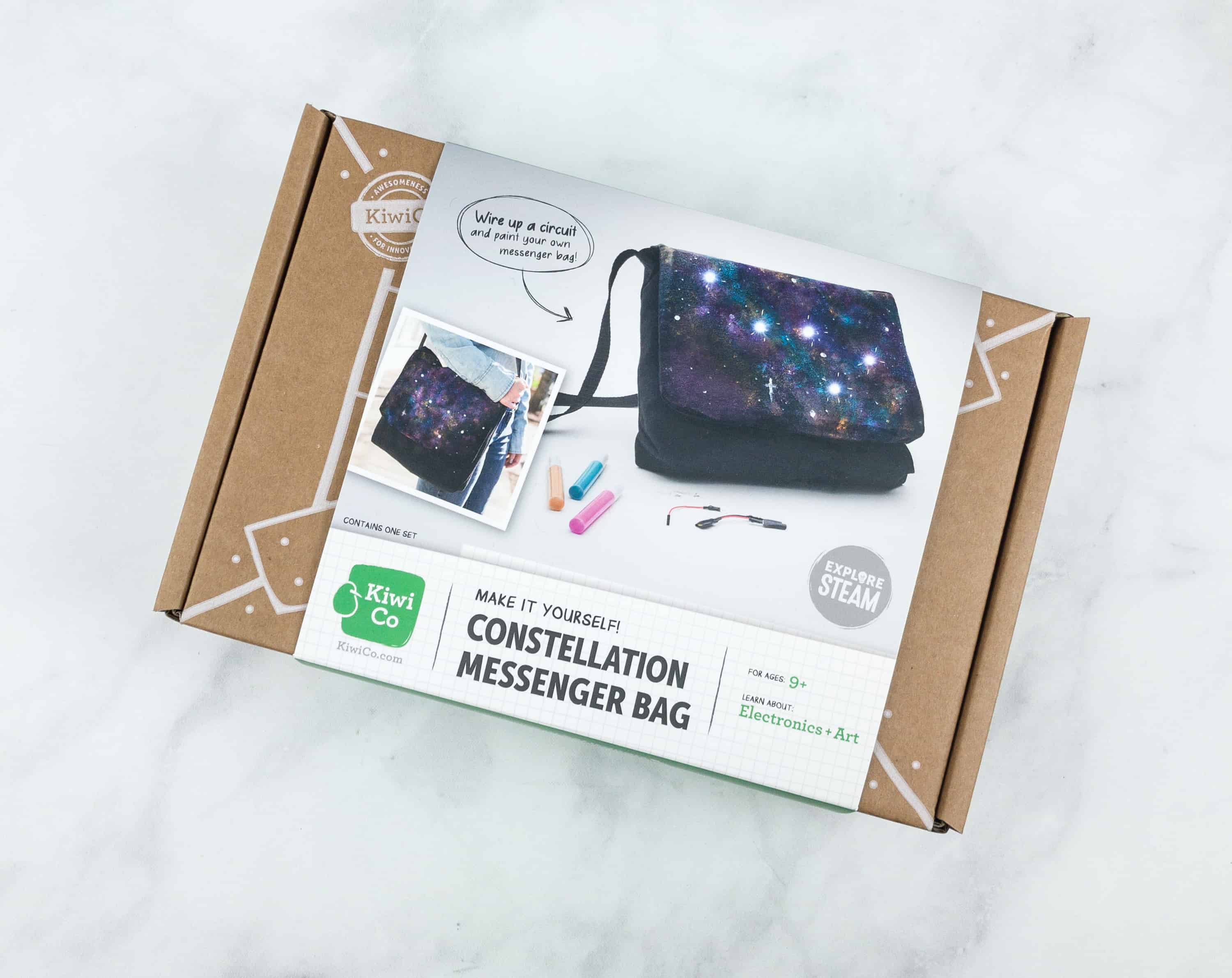 KiwiCo STEAM Review & Coupon – Constellation Messenger Bag