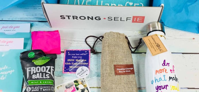 STRONG selfie Subscription Box Review – Summer 2018