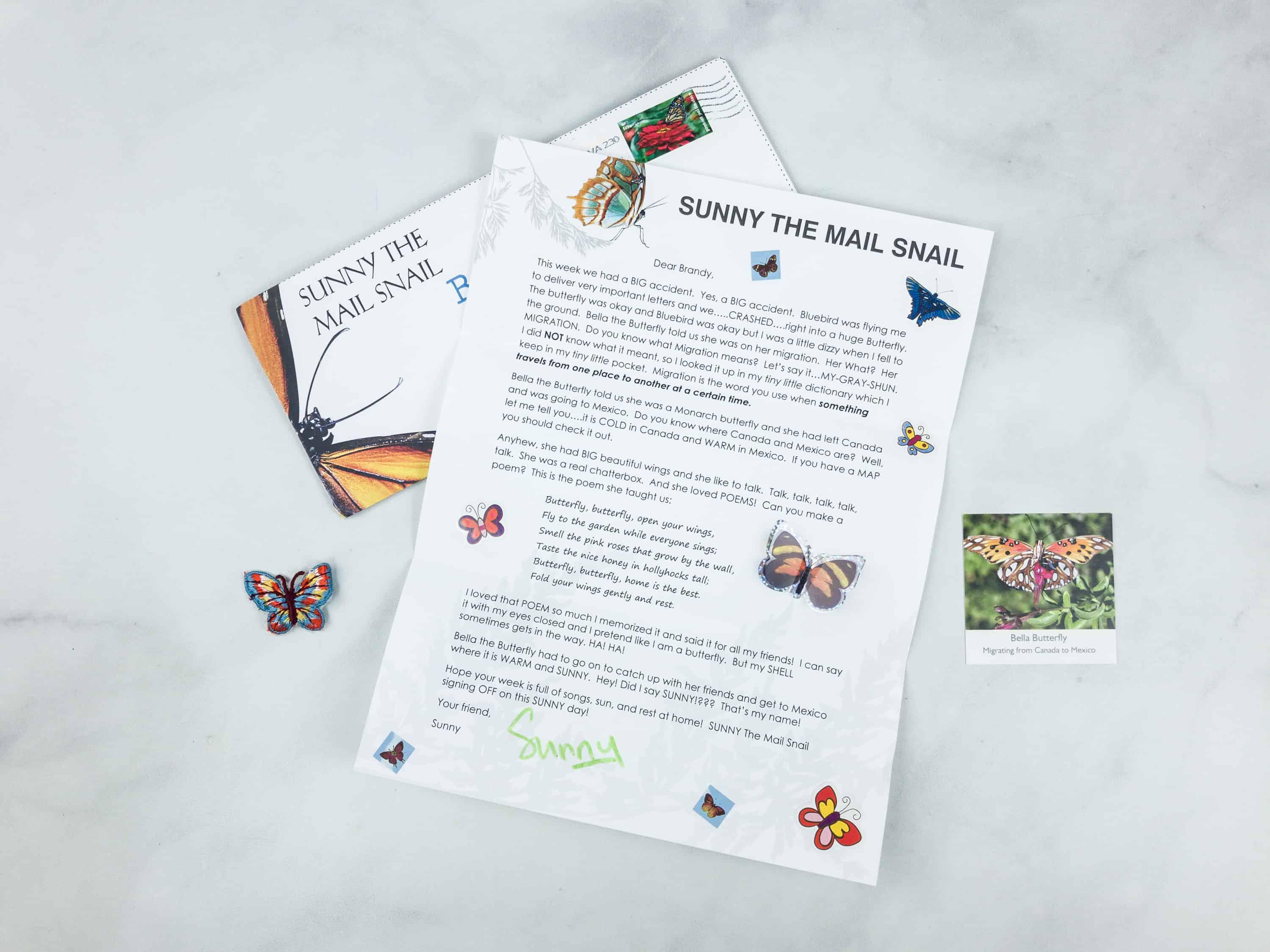 Snail Mail for Kids June 2018 Subscription Box Review – WEEK 1