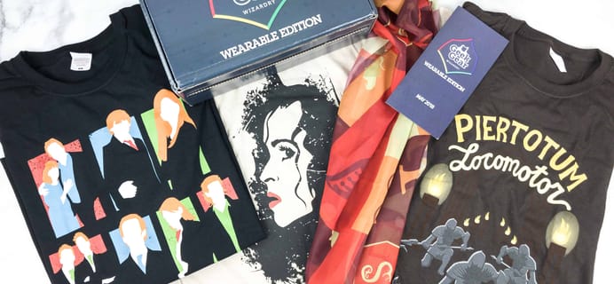 Geek Gear World of Wizardry Wearables Subscription Box Review + Coupon – May 2018