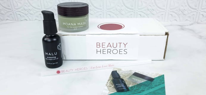 Beauty Heroes June 2018 Subscription Box Review