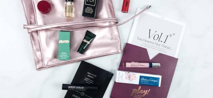 Sephora PLAY! Luxe ’18 Volume 1  Limited Edition Box Review