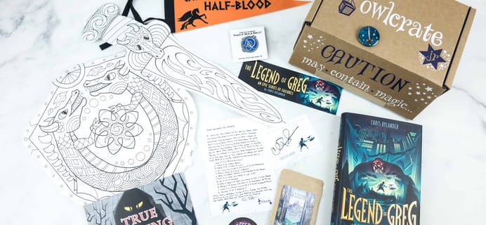 OwlCrate Jr. July 2018 Box Review & Coupon