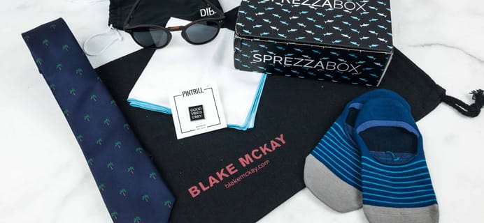 SprezzaBox July 2018 Subscription Box Review + Coupon
