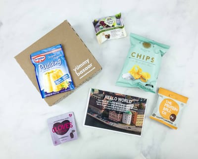 August 2018 Yummy Bazaar Subscription Box Review – Mini Box