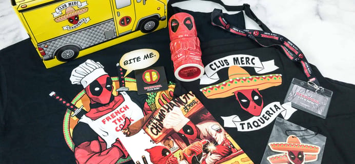 Deadpool Club Merc June 2018 Subscription Box Review + Coupon – Bite Me