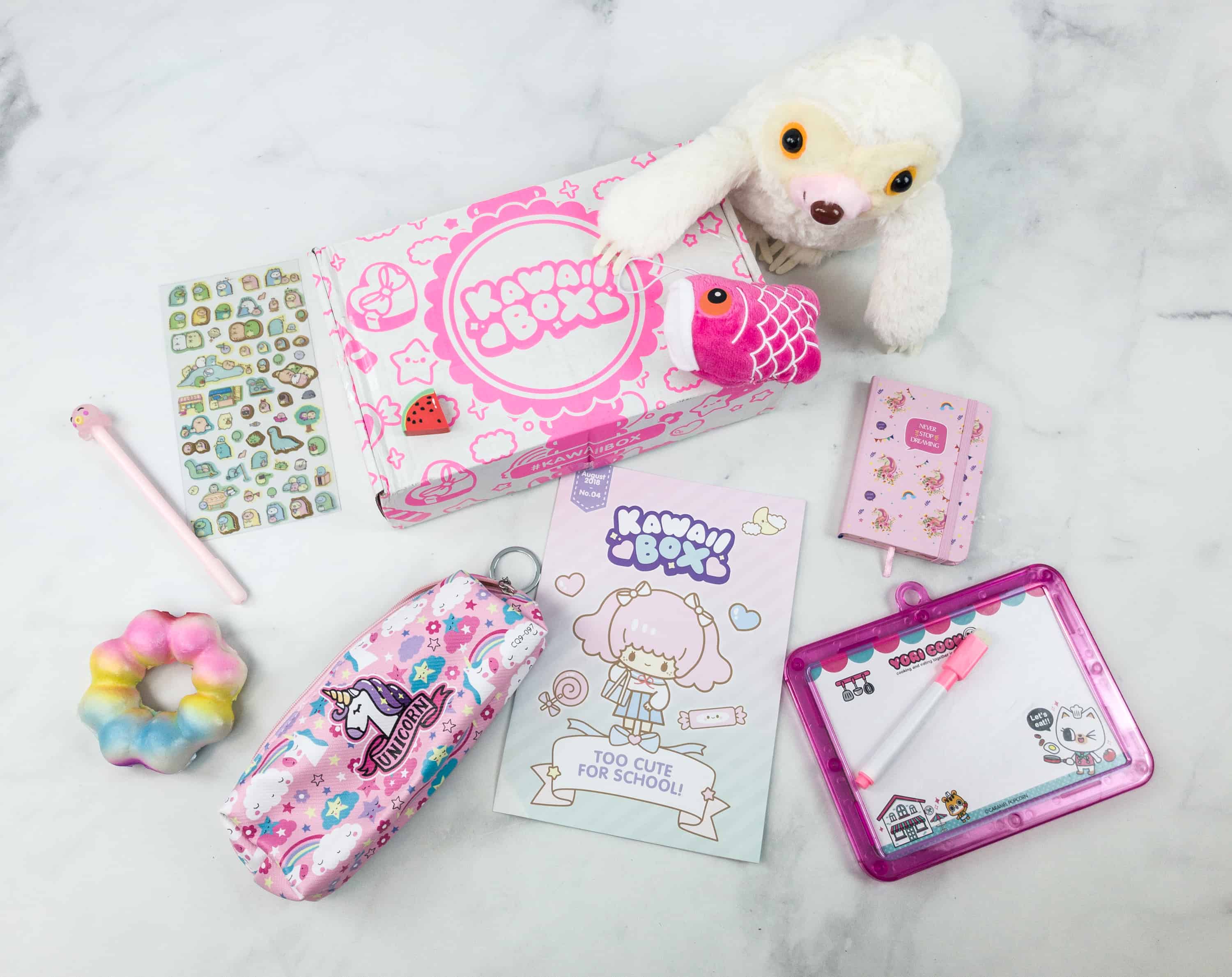 Kawaii Box August 2018 Subscription Box Review & Coupon