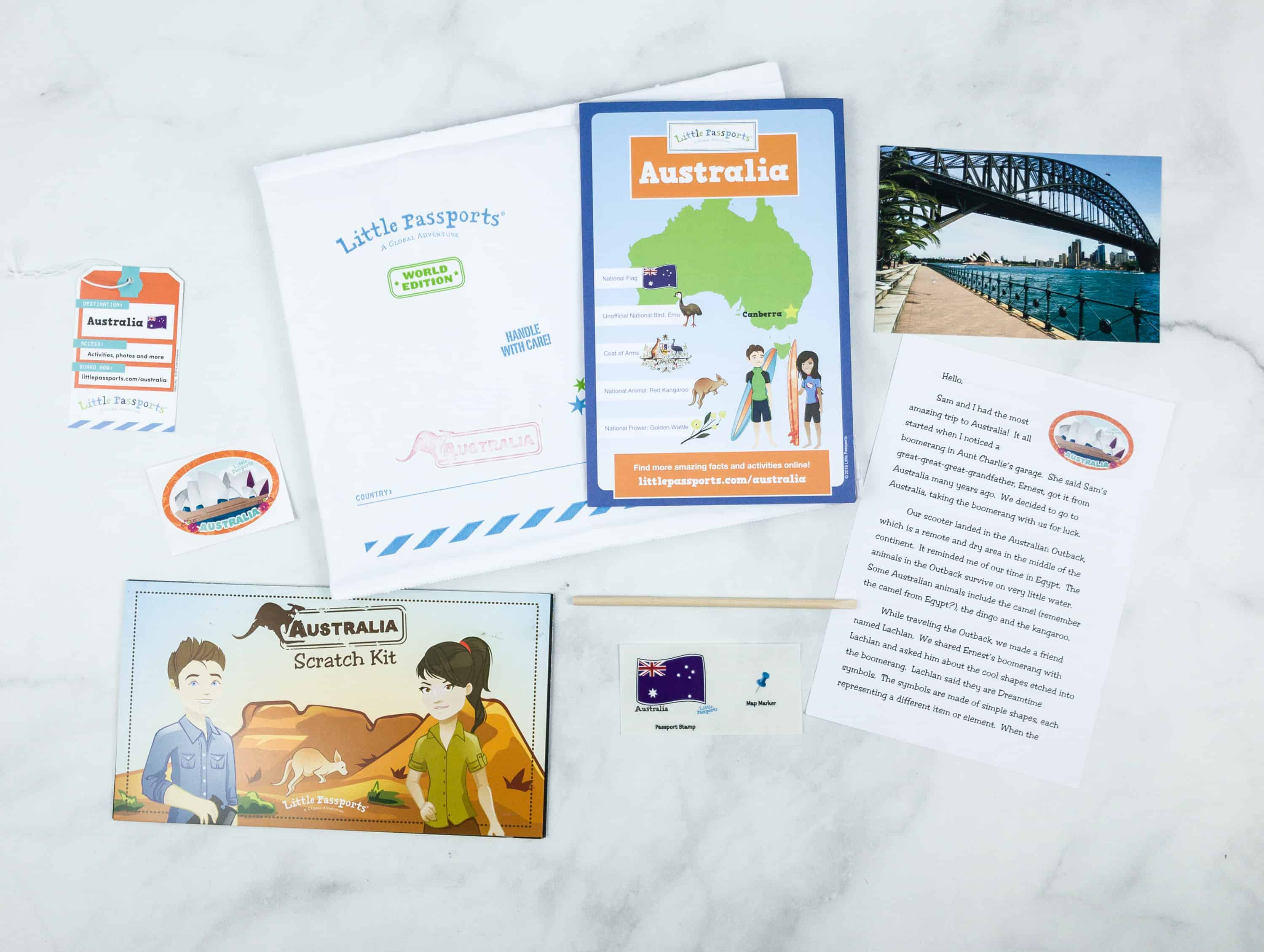 Little Passports World Edition Subscription Box Review + Coupon – AUSTRALIA
